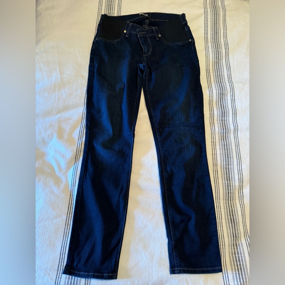 Paige Verdugo Skinny Maternity Jeans (has spot on left knee)